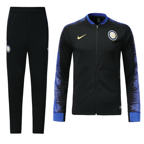 Survetement Football Inter Milan 2018-19 Noir Bleu
